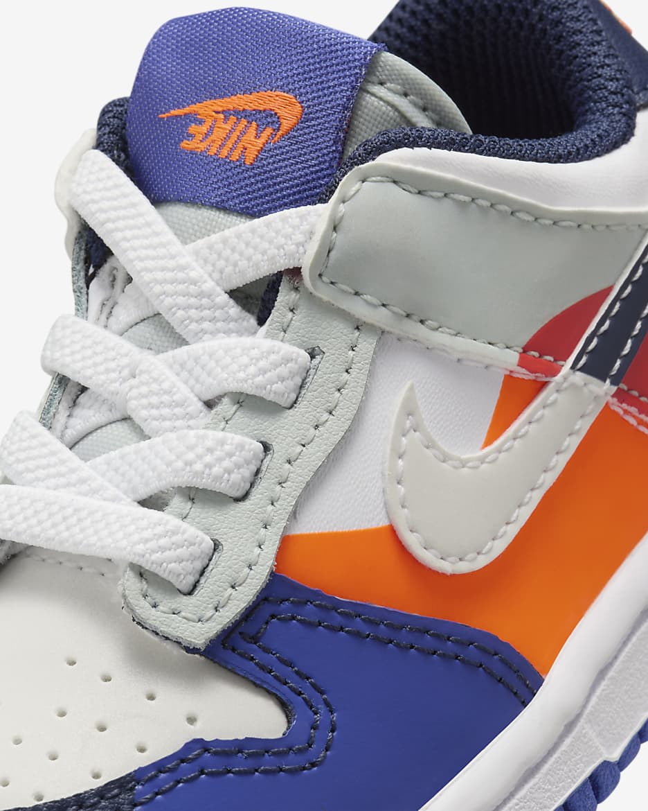 Blue and deals white TODDLER Nike dunks